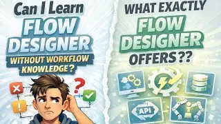 Servicenow Flow Designer learning (Pre Reqs) #servicenow #skfacts 