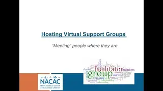 Hosting Virtual Support Groups