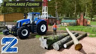 Pomysł na zarobek w lesie - czy się opłaca? Highlands Fishing do FS 25
