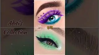 Purple💜 VS Green💚dress👗 nail💅 heel🥿 ring💍 🙈 #viral #aditi #chooseyourgift #bts #choose #shorts#gift