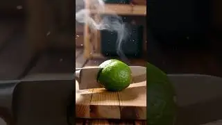 Satisfying Lime Slice &ndash; Slow Motion ASMR