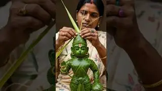 🌿 Patto se banaye Bajrangbali! 😱 Dadi ka Talent #hanuman #bajrangbali #villagelife #patto #ai