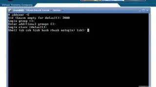 VTC Player   Unix System Administration Essentials, Configure User Defaults   Login