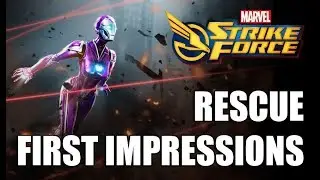 Rescue Rank up, First Impressions & Gameplay - Marvel Strike Force