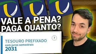 COMO FUNCIONAM OS JUROS NO TESOURO PREFIXADO COM JUROS SEMESTRAIS??