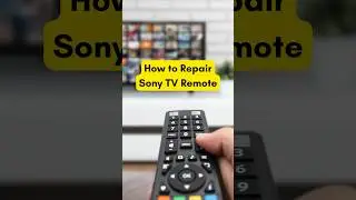 How to Repair your Sony TV remote control #sonytvremote #tvremote