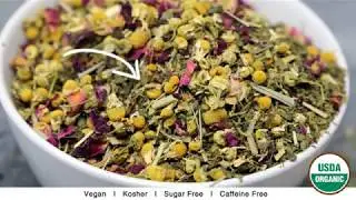 Best Sleep Tea: Calming Herbal Blend with Chamomile and Valerian for Restful Sleep