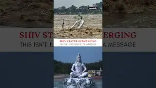 Shiv Statue Nearly Submerged in Haridwar | Monsoon Fury or Climate Alarm? #actforearth