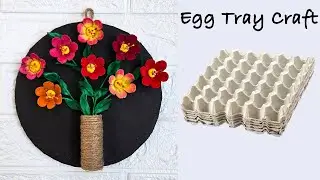 Egg Tray Crafts Ideas | Wall Hanging Craft | Best Out of Waste