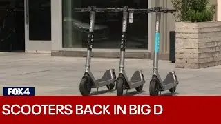 Rental electric scooters make their return to Dallas