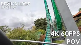 Devil's Loop / Diabelska Pętla front row POV 4K - Legendia 2025