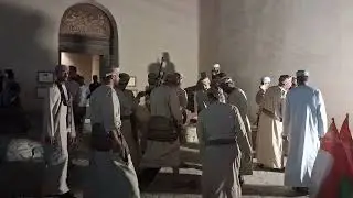 Night View Nizwa Souq Oman