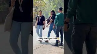 Staring At Strangers Prank 😂 #shorts