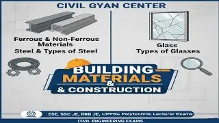 Ferrous and Non-Ferrous Materials || Steel and Types of Steel || Glass and Types of Glasses used