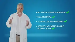 Con esto se desinfecta el aire de virus y baterias.  NPBI Plasma y Opticlean(Airmaster)