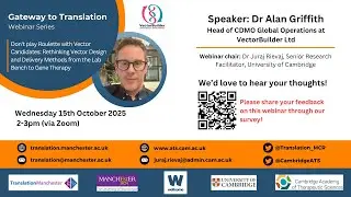 Don't play Roulette with Vector Candidates: Rethinking Vector Design and Delivery - G2T October 2025