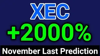 Ecash November Last +2000% || XEC Price Prediction || XEC News Today