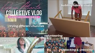 VLOG - still setting up my apartment, trying to find a church home etc.