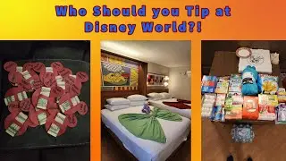 Tipping Guide for a Walt Disney World Vacation! Who to  Give a Cash Tip to and How Much?