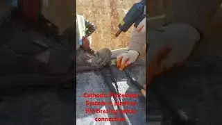 Cathodic Protection System in pipeline Pin Brazing cable connection