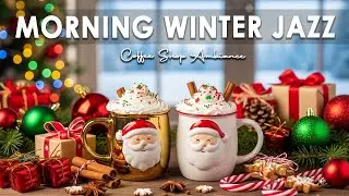 Morning Winter Jazz ❄ Coffee Shop Ambiance & Relaxing Bossa Nova instrumental for Studying