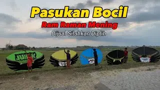 Layangan Ram Raman Pasukan Bocil Ada Banyak