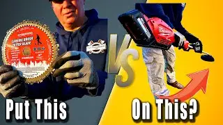 8in Chainsaw Blade on M18 Battery Trimmer: Test Results