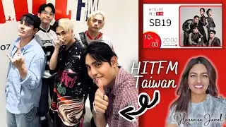 SB19 x DJ Brian HITFM in Taiwan | Snacks exchange, Josh Cullen BEHAVE! & Stell being an ENTIRE MOOD!