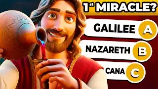 How Well Do You Know Jesus? The 35 Miracles & Signs Quiz