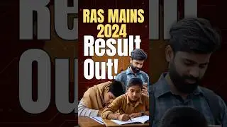 RAS Mains 2024 Result Out!  #RASMainsResult #CutOff #RAS2024 #rasmainsresult