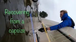 Dinghy river racing and how to recover from a capsize