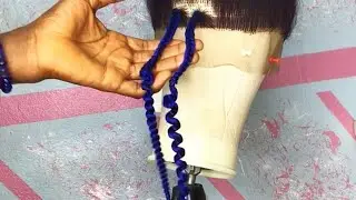 This Curl with Broom Stick is a Game Changer // DIY + Beginners 