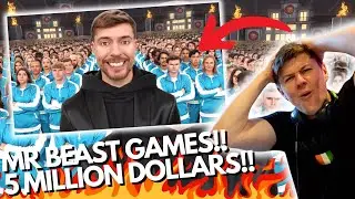 BEAST GAMES - 2,000 People Fight For $5,000,000 - IRISH REACTION