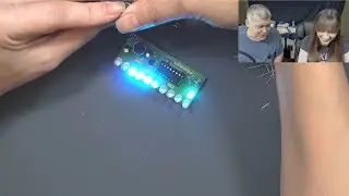 DIY Voice activated LED's electronic kit - Lesson 4 - Learning electronics with Diana