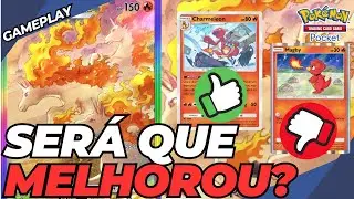 Rapidash fica melhor com Charmeleon? | Gameplay Pokémon TCG Pocket