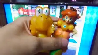 Mario party 8 Star battle arena Mario and Daisy in koppa tycoon town