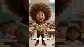Reading Time with Priest! #Preschool #preschoolactivities #enrichment #toddlerlearning #education