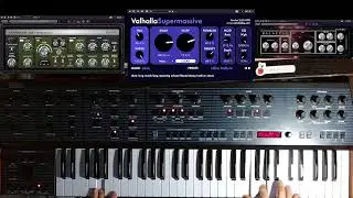 Behringer UB-Xa Synthesizer and with n without External FX