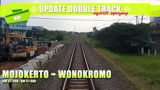 Double Track Lintas Mojokerto hingga Wonokromo di Bulan MEI 2022