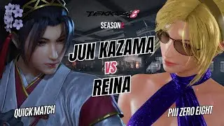 Tekken 8 (Season 2) - Jun Kazama Quick Match Against Reina