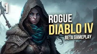Diablo 4 Rogue Beta Gameplay - Leveling & Questing in Act 1 - Part 1