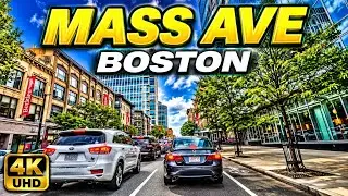 🚦Massachusetts Avenue Northbound | Boston MA 4K Drive &ndash; 5/21/25