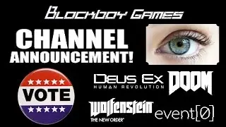 Help BlockBoyGames Choose His Next Playthrough!!! And other news!!!