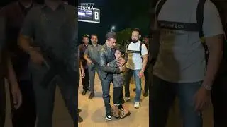 Salman Khan hugs kid amid tight security at airport