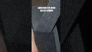 Velcro Crunch 1321 Black Velcro Mix ASMR