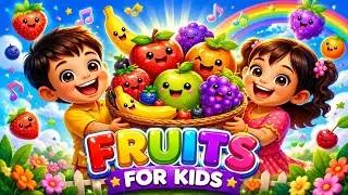 🍌 Fruits Song for Kids | Learn Fruit Names & Colors | Fun Kids Learning Video | BP Kids