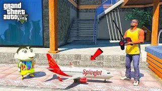 Franklin and shinchan Buy Mini RC Spicejet Plane in GTA 5