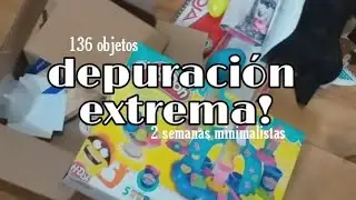COMO ELIMIN&Eacute; MAS DE 130 COSAS DE MI HABITACION!🗑| reto minimalista