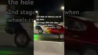Chevelle pulls 120 foot wheelie #chevelless #chevelle #wheelie #dragracing #nitrous #bigblockchevy