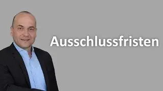 Ausschlussfrist - und zack ist die Kohle weg!
